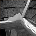 Gutter downspout deflector installation